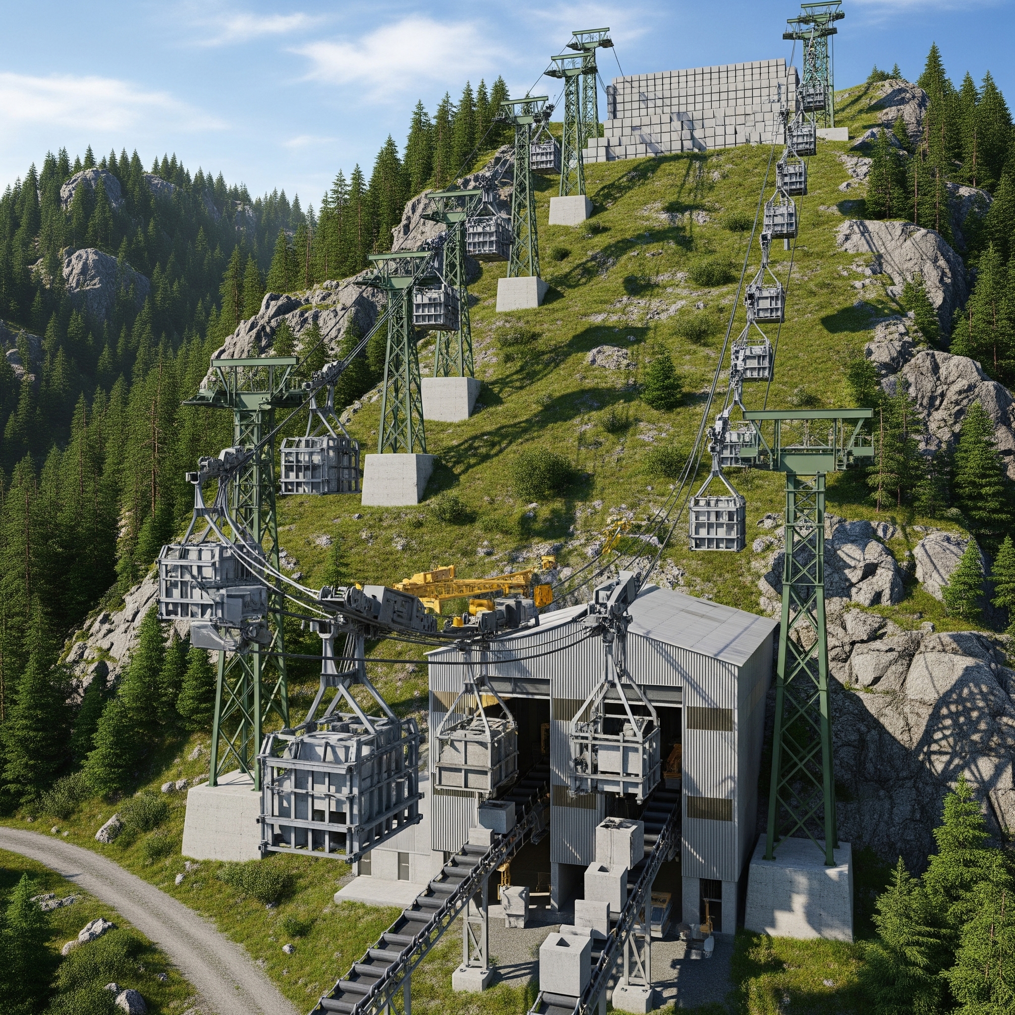 Gravity Power from the Peaks  Repurposing Ropeways for Energy Storage